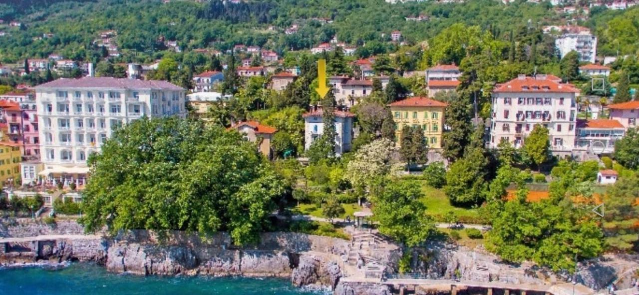 Studio Apartman Villa Gianna Lovran Bagian luar foto